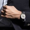Montre Mido Commander Big Date 42mm Cadran Argent Bracelet Acier inoxydable Gris
