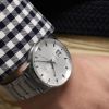 Montre Mido Commander Big Date 42mm Cadran Argent Bracelet Acier inoxydable Gris