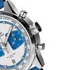 Montre Yema Rallygraf Alpine Cup Series Limited Edition Bracelet Cuir Bleu