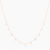 Collier La Brune & La Blonde Polka 11 Nacre Blanche Or Rose