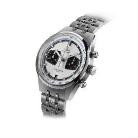 Montre Yema Rallygraf Meca Quartz Alpine Cup Series Panda Bracelet Acier