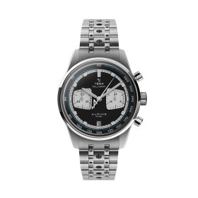 Montre Yema Rallygraf Meca Quartz Alpine Cup Series Reverse Panda Bracelet Acier