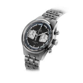 Montre Yema Rallygraf Meca Quartz Alpine Cup Series Reverse Panda Bracelet Acier