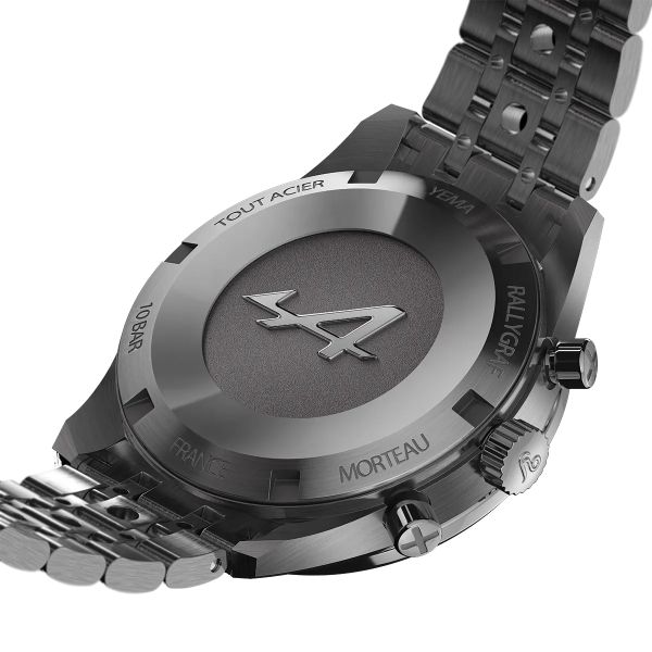 Montre Yema Rallygraf Meca Quartz Alpine Cup Series Reverse Panda Bracelet Acier