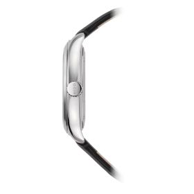 Montre Mido Belluna Royal Gent 41,3mm Cadran Rhodium Bracelet Cuir Noir