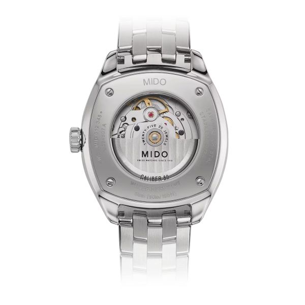 Montre Mido Belluna Royal Gent 41,3mm Cadran Anthracite Bracelet Acier inoxydable Gris