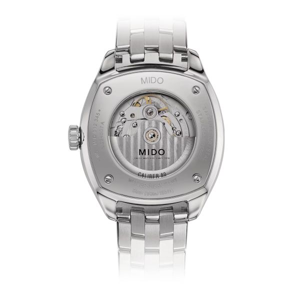 Montre Mido Belluna Royal Gent 41,3mm Cadran Argent Bracelet Acier inoxydable Gris