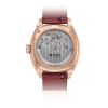 Montre Mido Belluna Royal Lady 33,4mm Cadran Argent Bracelet Tissu Bordeaux