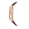 Montre Mido Belluna Royal Lady 33,4mm Cadran Argent Bracelet Tissu Bordeaux