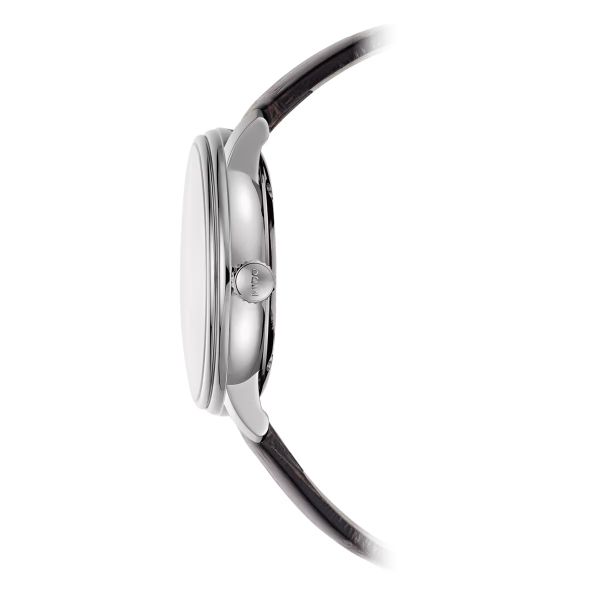 Montre Mido Baroncelli Chronometer Silicon Gent 40mm Cadran Anthracite Bracelet Cuir Brun