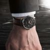 Montre Mido Baroncelli Chronometer Silicon Gent 40mm Cadran Anthracite Bracelet Cuir Brun