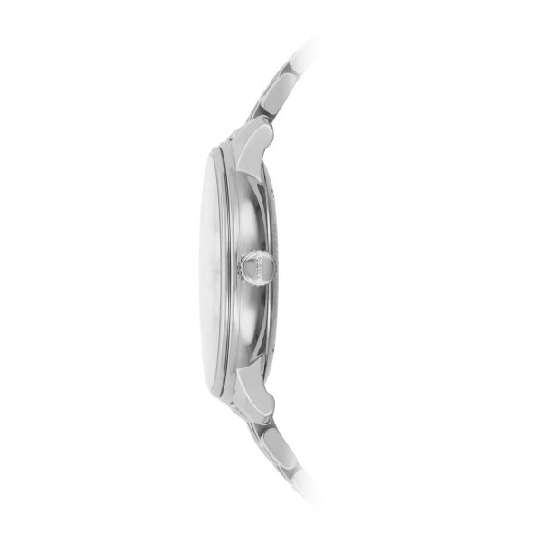 Montre Mido Baroncelli Chronometer Silicon Gent 40mm Cadran Argent Bracelet Acier inoxydable Gris