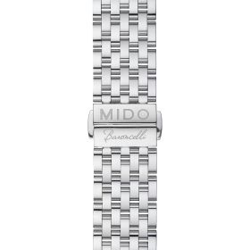 Montre Mido Baroncelli Heritage Gent 39mm Cadran Noir Bracelet Acier inoxydable Gris