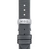 Montre Mido Baroncelli Lady Day & Night 33mm Cadran Nacre blanche Bracelet Cuir Rouge