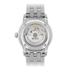 Montre Mido Baroncelli 38mm Cadran Argent Bracelet Acier inoxydable Gris