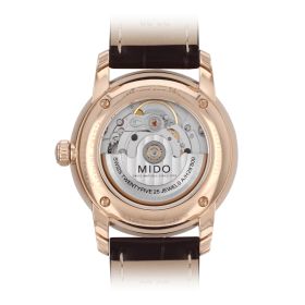 Montre Mido Baroncelli 38mm Cadran Gris Bracelet Cuir Noir