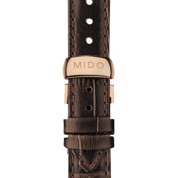 Montre Mido Baroncelli 29mm Cadran Brun Bracelet Cuir Brun