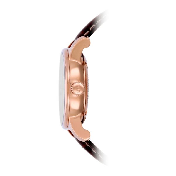 Montre Mido Baroncelli 29mm Cadran Argent Bracelet Cuir Brun