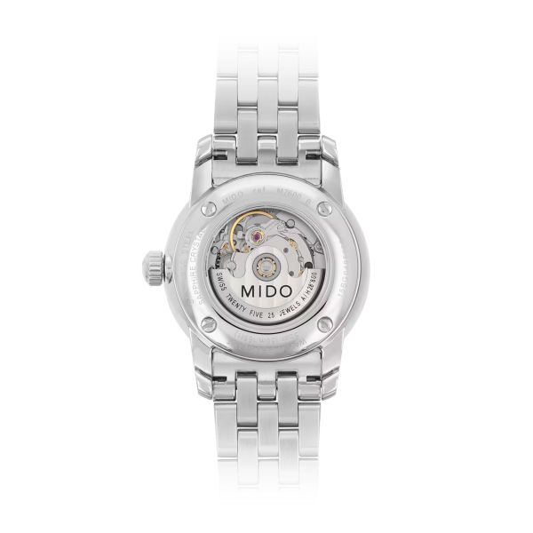 Montre Mido Baroncelli 29mm Cadran Nacre Bracelet Acier inoxydable Gris