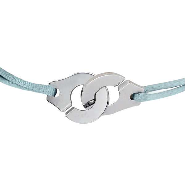 Bracelet Occasion Dinh Van Menottes R15 argent sur cordon