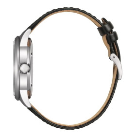 Montre Citizen Mechanical Cadran Noir Bracelet Cuir de veau