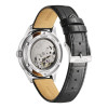 Montre Citizen Mechanical Cadran Noir Bracelet Cuir de veau