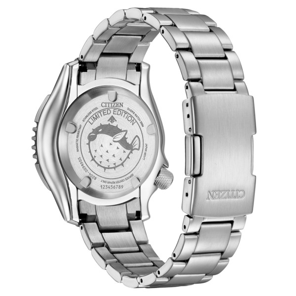 Montre Citizen Promaster Marine Fugu Cadran Bleu Bracelet Strap