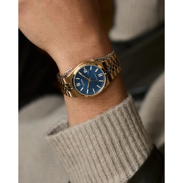 Montre Citizen Tsuyosa 60 Cadran Bleu Bracelet Acier Inoxydable