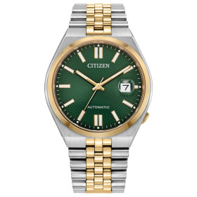 Montre Citizen Tsuyosa 60 Cadran Vert Bracelet Acier Inoxydable