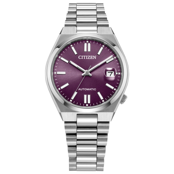 Montre Citizen Tsuyosa 37mm Cadran Violet Bracelet Acier Inoxydable