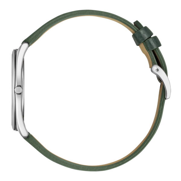 Montre Citizen Suratto Eco-drive Cadran Vert Bracelet Cuir de veau