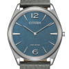 Montre Citizen Suratto Eco-drive Cadran Bleu Bracelet Cuir de veau