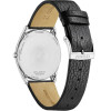 Montre Citizen Suratto Eco-drive Cadran Silver Bracelet Cuir de veau