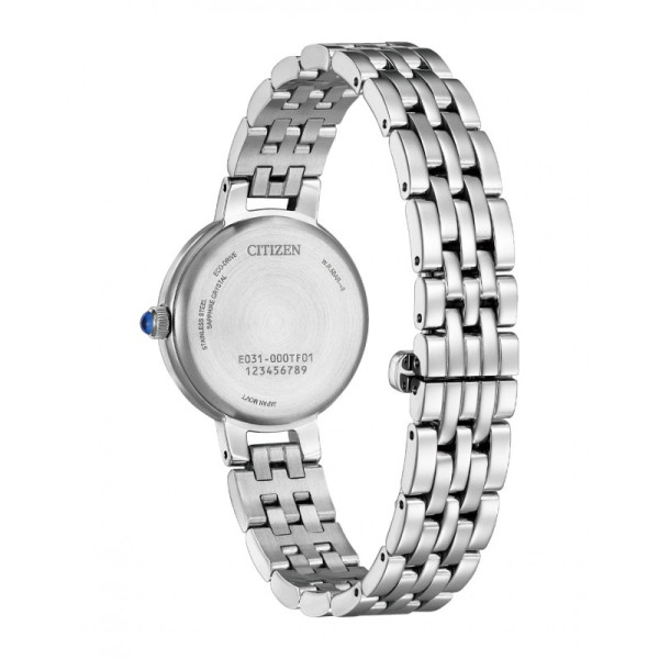 Montre Citizen Citizen L Cadran Blanc Bracelet Acier Inoxydable