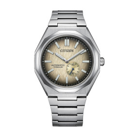 Montre Citizen Zenshin Super Titanium Mechanical Cadran Doré Bracelet Titane