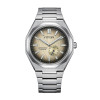 Montre Citizen Zenshin Super Titanium Mechanical Cadran Doré Bracelet Titane