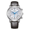 Montre Citizen Classic Chrono Cadran Blanc Bracelet Cuir de veau