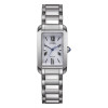 Montre Citizen Elongated Square Cadran Blanc Bracelet Acier Inoxydable
