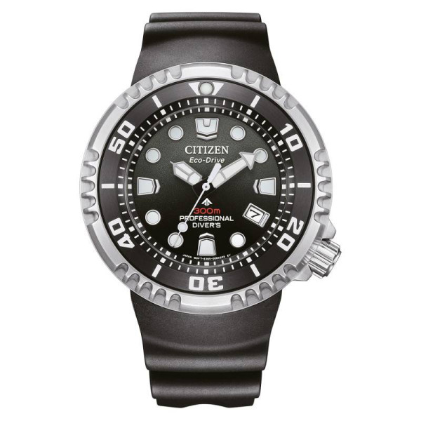 Montre Citizen Promaster Marine E365 Cadran Noir Bracelet Caoutchouc