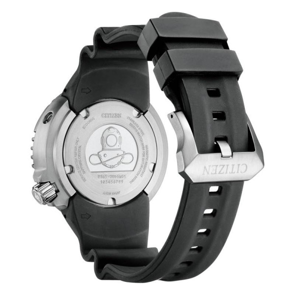 Montre Citizen Promaster Marine E365 Cadran Noir Bracelet Caoutchouc