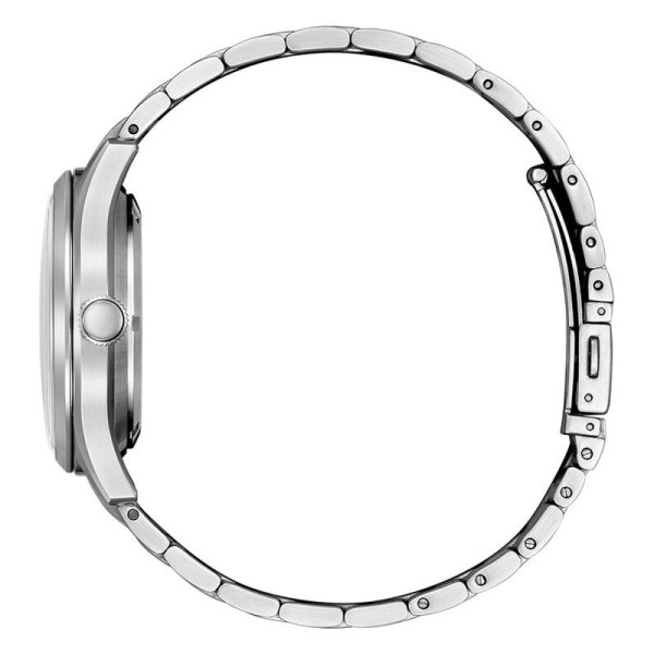 Montre Citizen Crystal Seven Mechanical Cadran Orange Bracelet Metal