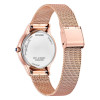 Montre Citizen Ladies Eco-drive Cadran Blanc Bracelet Metal