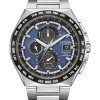 Montre Citizen Radio Control Super Titanium Cadran Bleu Bracelet Metal
