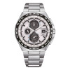 Montre Citizen Radio Control Super Titanium Cadran Blanc Bracelet Metal