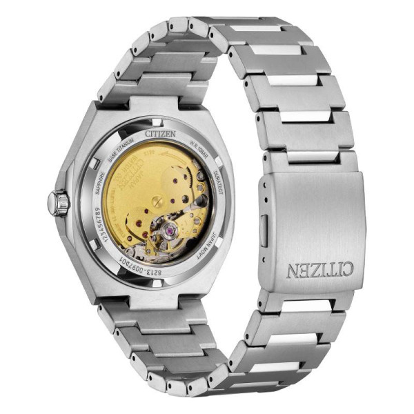 Montre Citizen Zenshin Super Titanium Mechanical Cadran Vert Bracelet Titane