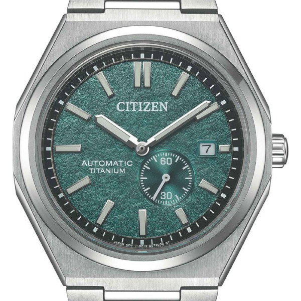 Montre Citizen Zenshin Super Titanium Mechanical Cadran Vert Bracelet Titane