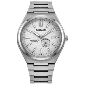 Montre Citizen Zenshin Super Titanium Mechanical Cadran Argent Bracelet Titane
