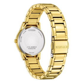Montre Citizen Ladies - Eco-drive Cadran Blanc Bracelet Acier Inoxydable