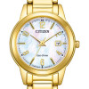Montre Citizen Ladies - Eco-drive Cadran Blanc Bracelet Acier Inoxydable