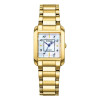 Montre Citizen Ladies Square - Eco-drive Cadran Blanc Bracelet Acier Inoxydable